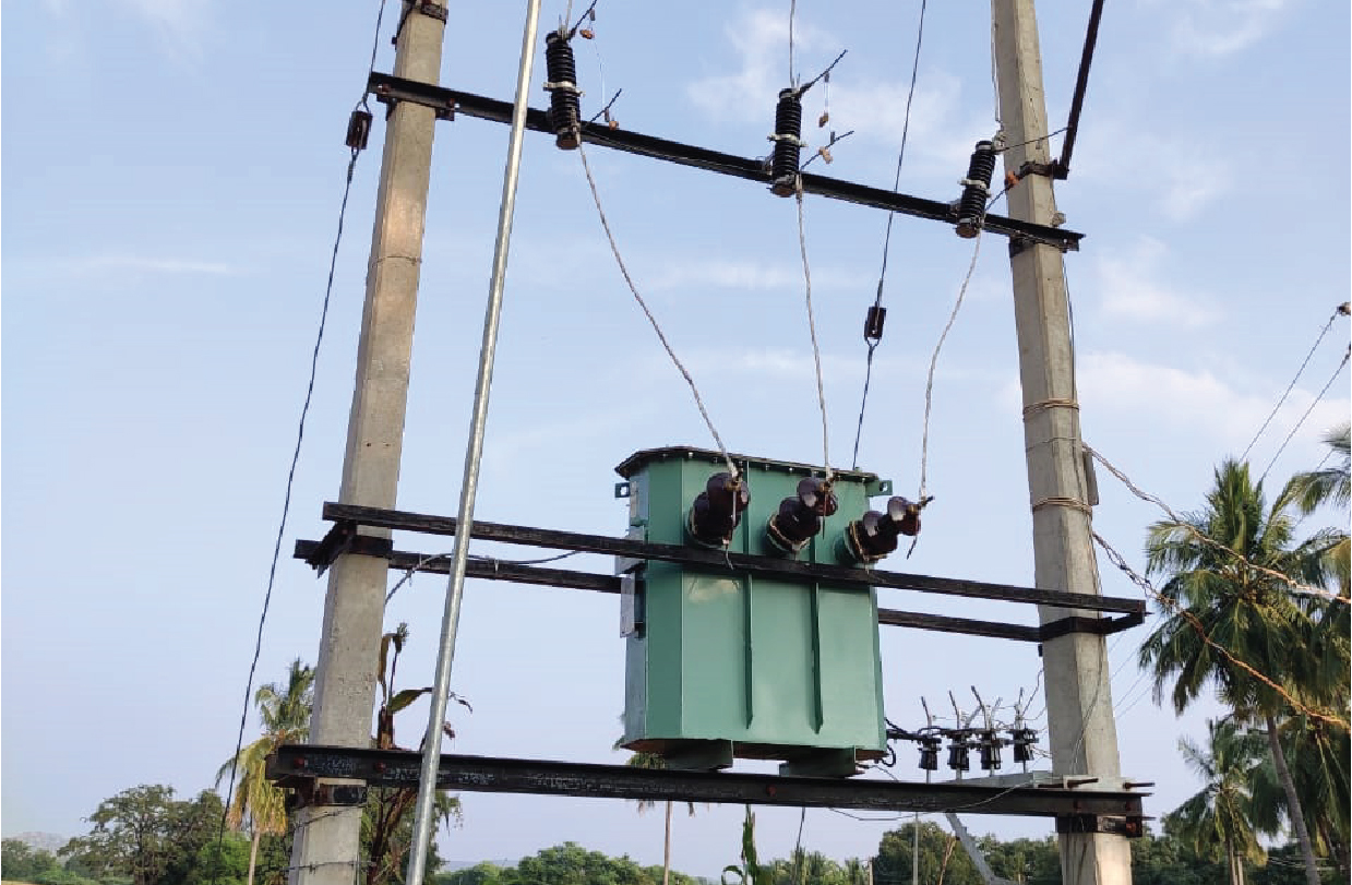 Providing electrical infrastucture by extending 11 KV HT/LT lines and erection of 25KVA distribution Transformer for UAIP works on total Turnkey basis under unit rate contract in Tarikere Subdivision